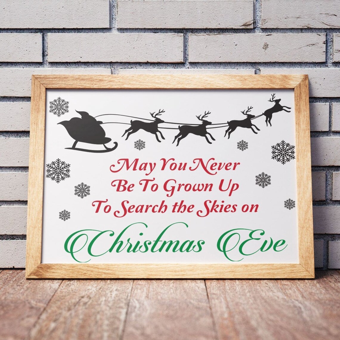 Christmas Eve Sign SVG FILE Cricut Svg Files Decal and Vinyl - Etsy