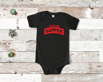 Us Army Mos 12b Combat Smalls Baby Onesie,Infant Bodysuit Black