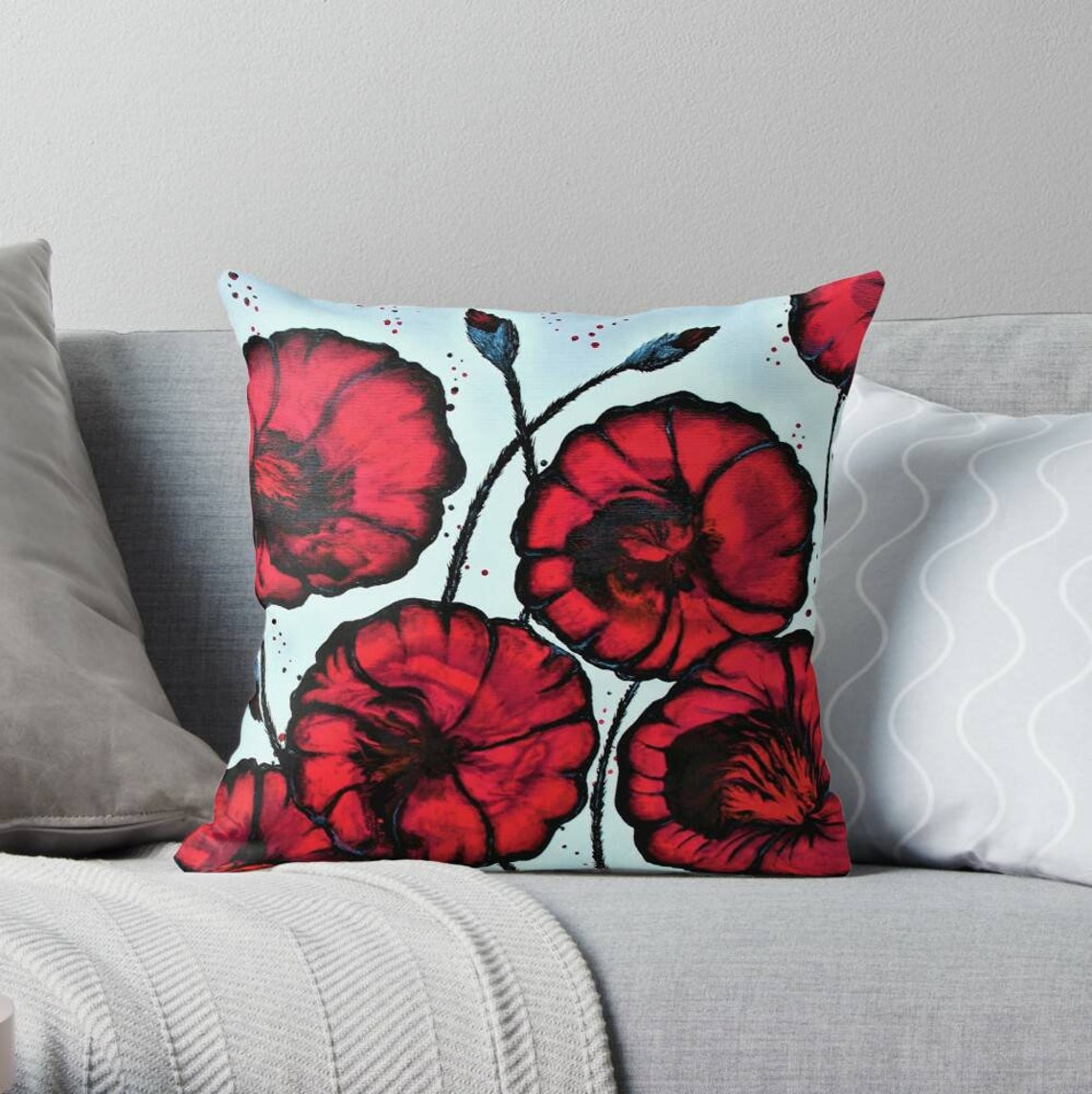 Printed Cushion covers all original artworks Etsy