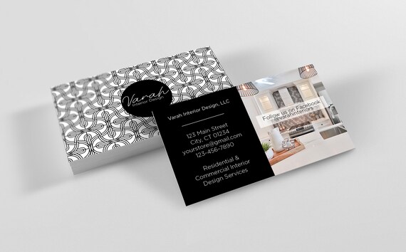 Interior Design Business Card Design Professional Business Card Multipurpose Business Card Modern Business Card