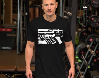 Luger P08 Pistol Exploded T-Shirt