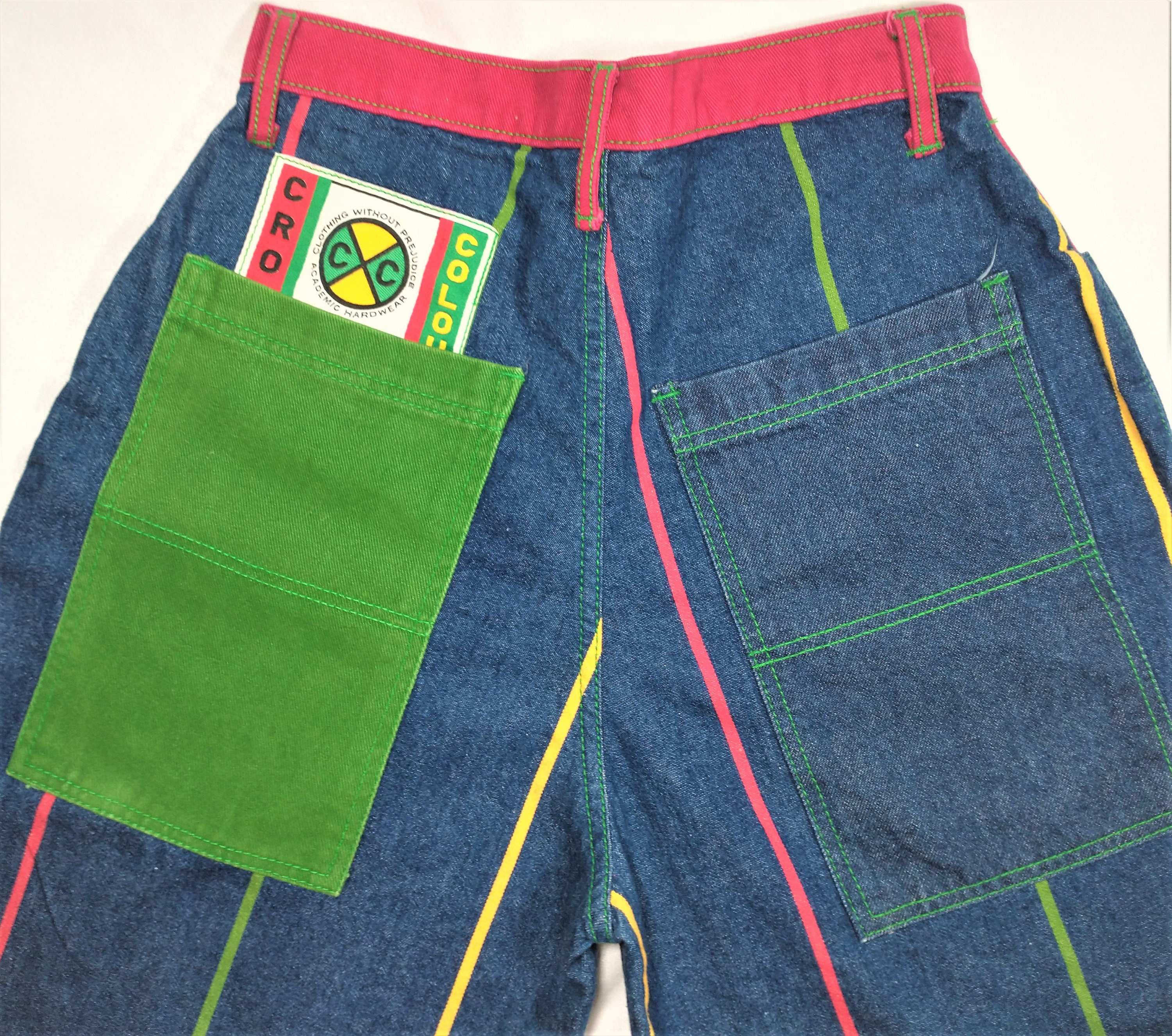 Vintage Cross Colours Jeans 90s Denim Vintage Multicolor Hip - Etsy