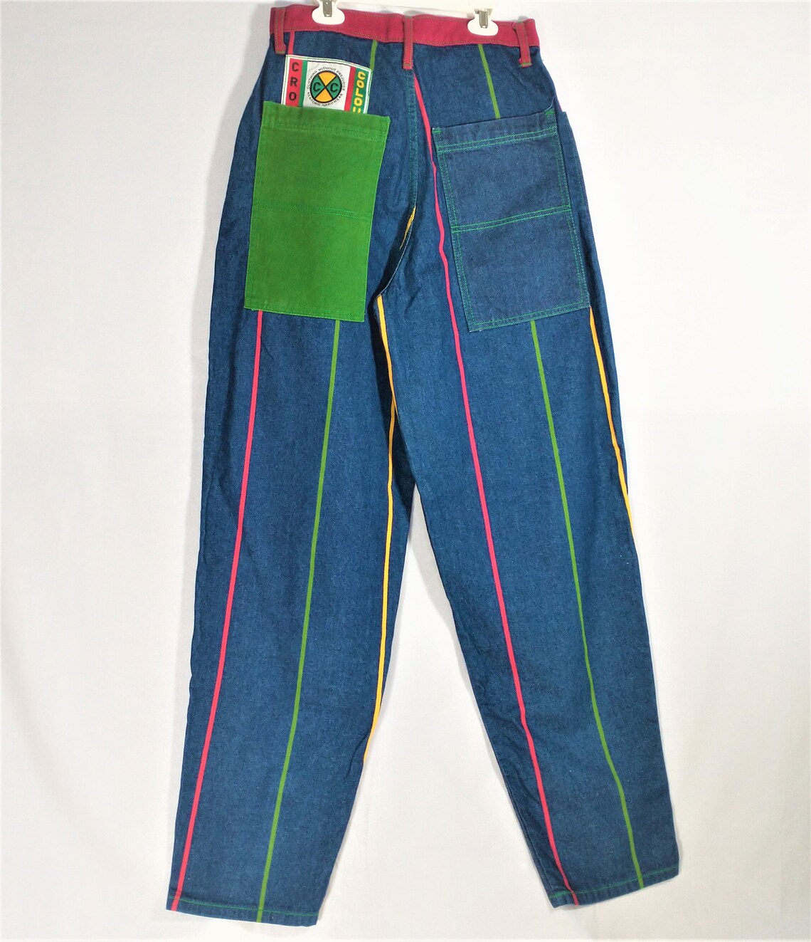 Vintage Cross Colours Jeans 90s Denim Vintage Multicolor Hip | Etsy