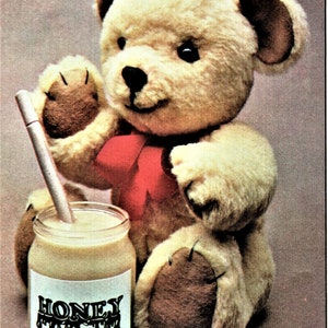 Schnittmuster Teddybär, circa 30 bis 35 cm hoch, Pelz Stoffe, Sofort Download pdf