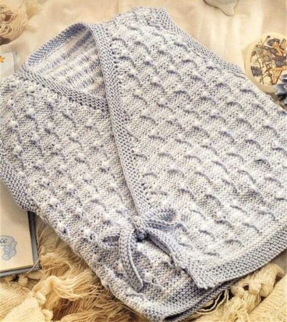 Ocurrencia Interacción Chimenea Nearly Free Baby Vest Knitting Pattern Instant Download Pdf - Etsy Singapore