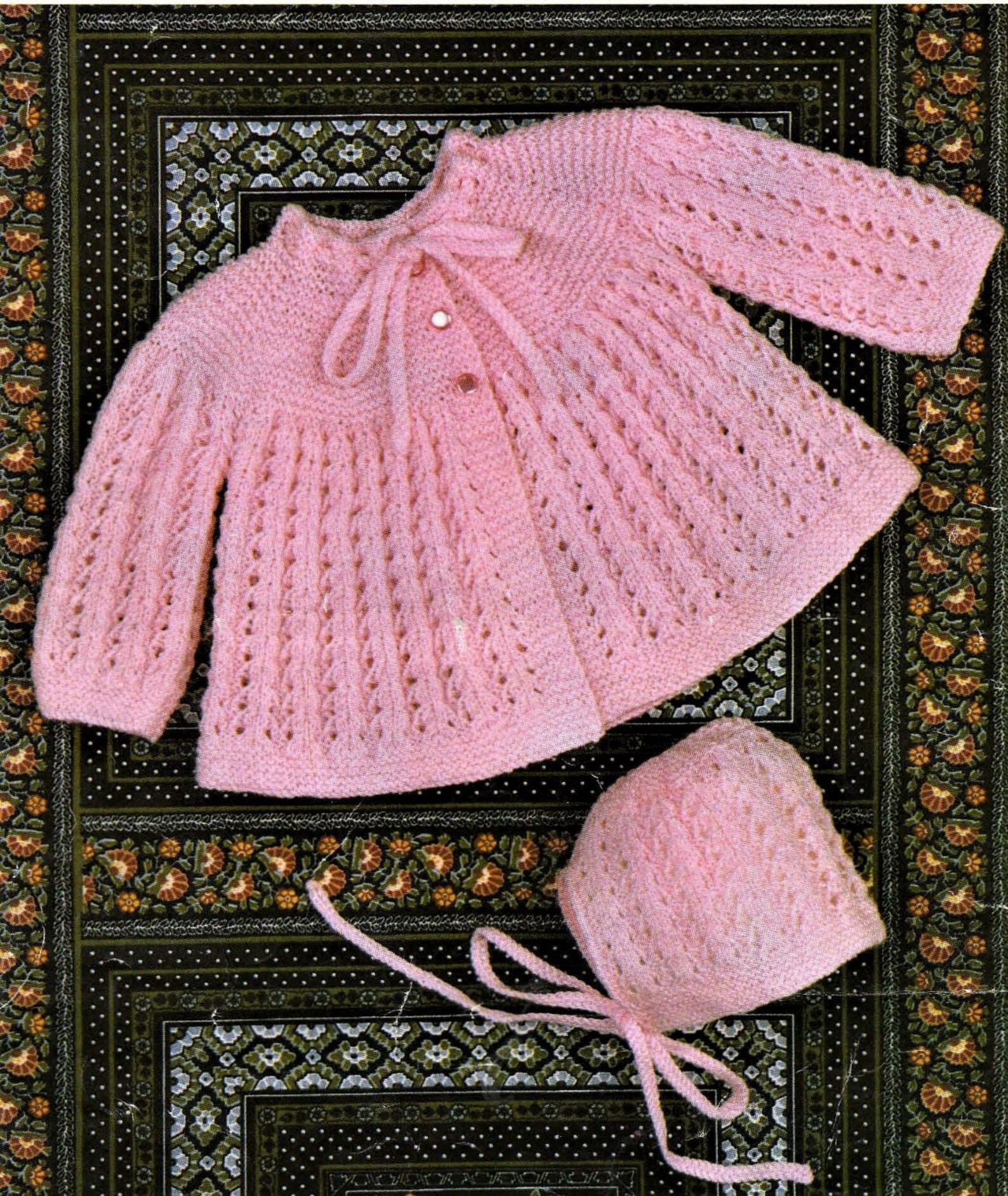 Nearly Free Baby Knitting Pattern Coat and Size 18 to Etsy