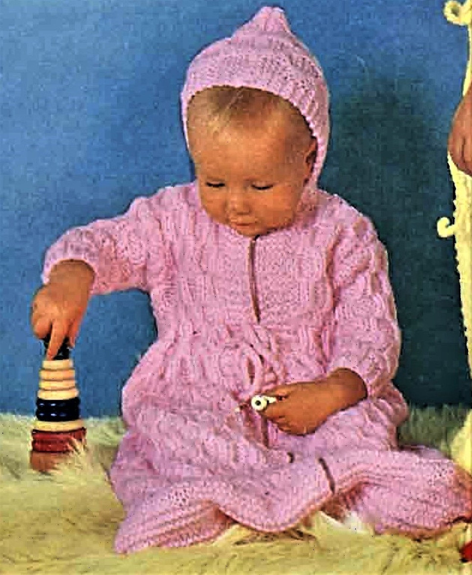 Nearly Free Toddlers Dressing Gown Pattern Size 24 to 26 Inch Etsy