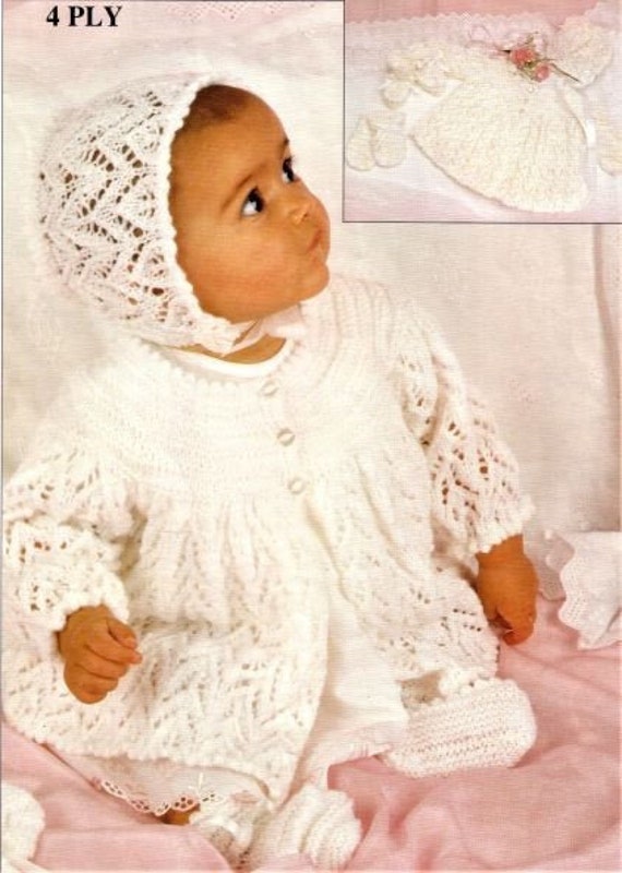 4 ply matinee jackets free patterns discount
