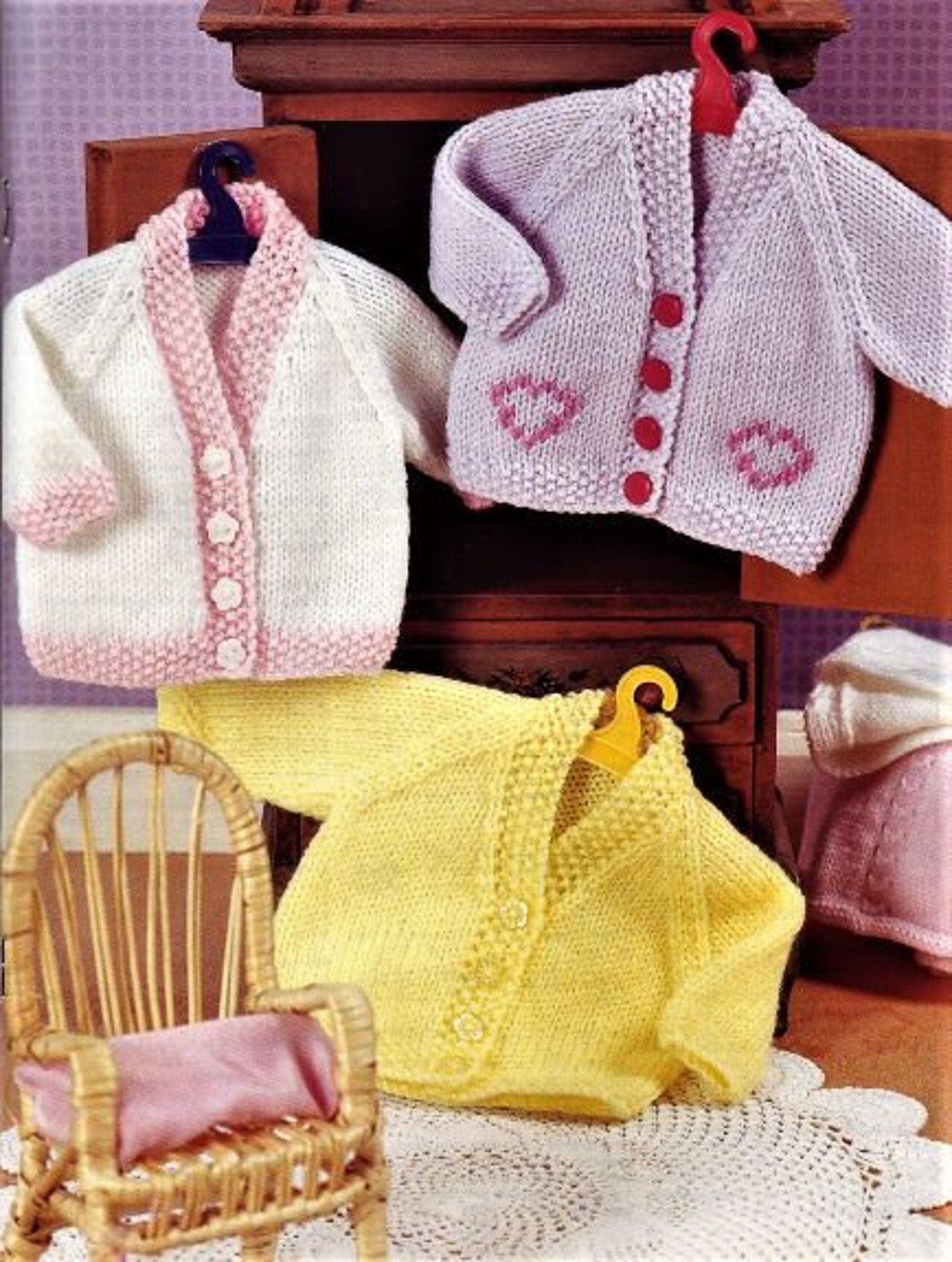 Doll Clothes Knitting Pattern Book, Doll Size 12 to 22 Inch, Double ...