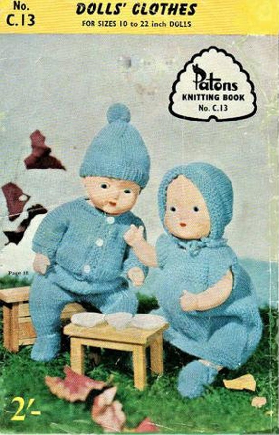 Patrones De Tejido Para Ropa De Muñecas Para Descargar