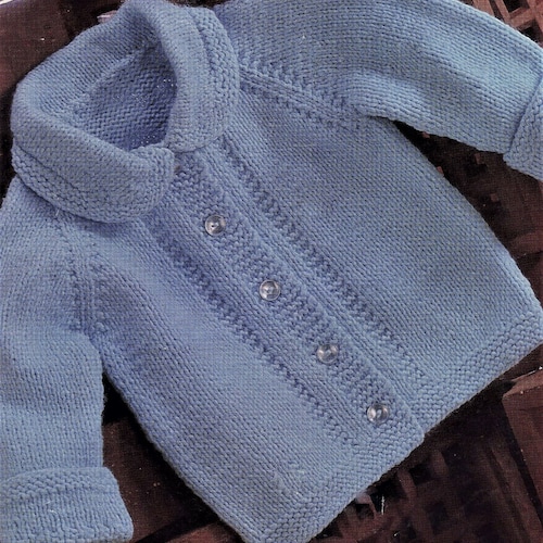 Nearly Free Baby Knitting Pattern Matinee Jacket and Bonnet - Etsy