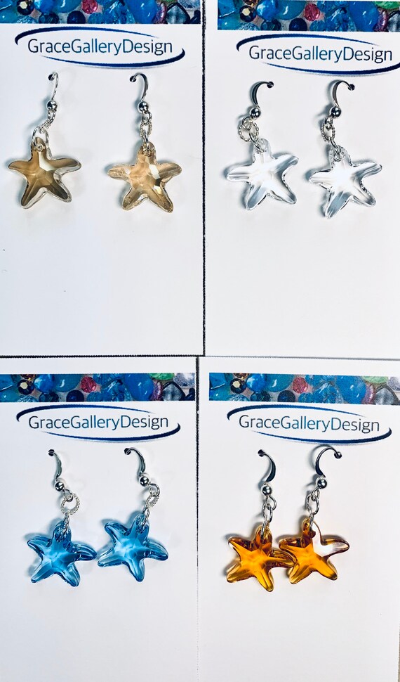 Swarovski ocean earrings sale