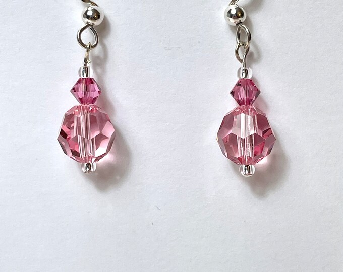 Gorgeous 925 silver earrings circle drop brinco jewelry 333