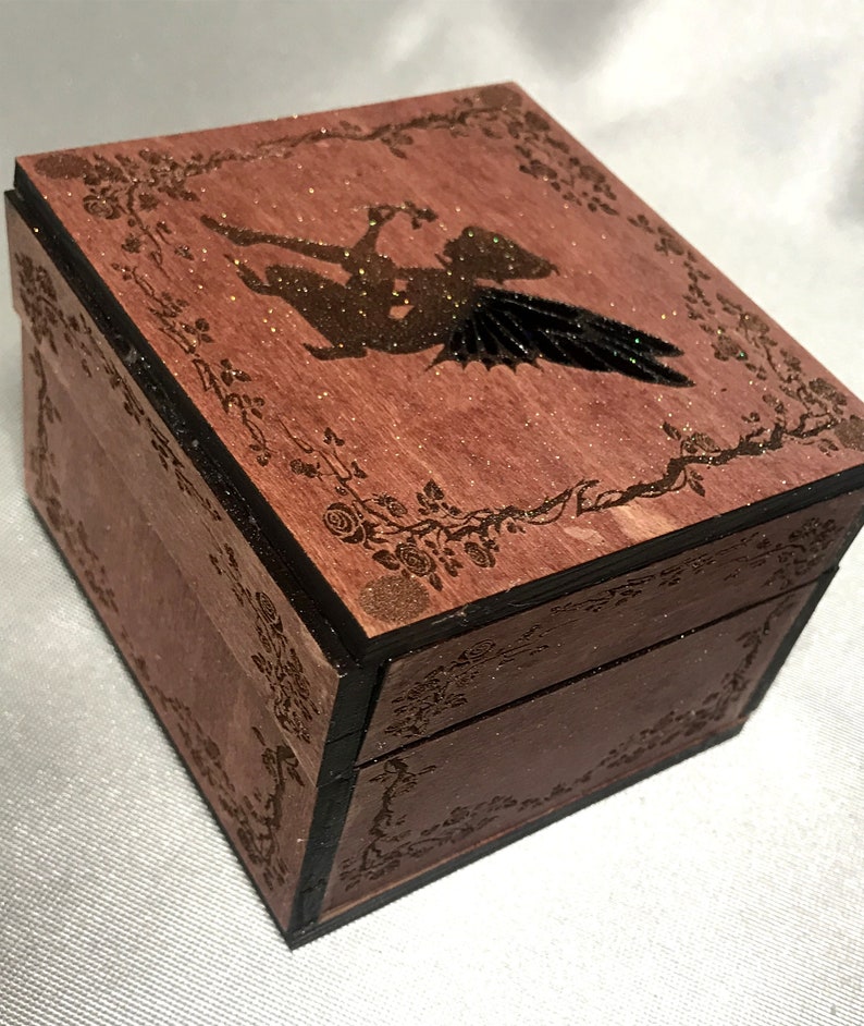 floral fae trinket box