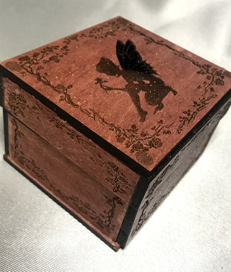 floral fae trinket box