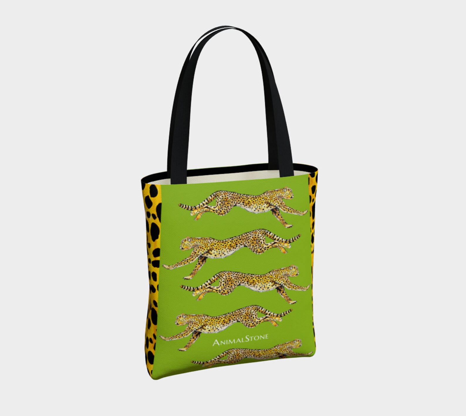 Cheetah Bag Cheetah Overnight Bag Fashion Bag Animal Print Etsy
