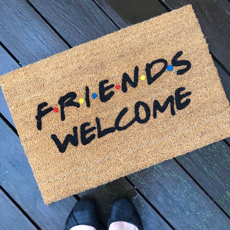 Custom Doormat Friends Etsy