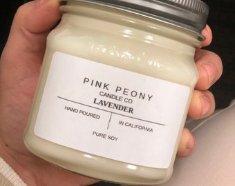 Vela de Soja Lavanda