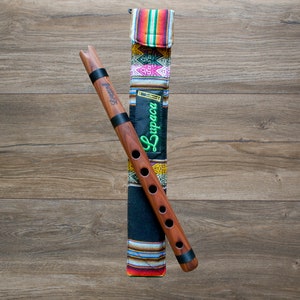 Professional Lupaca Jacaranda wood Quena Flute in F