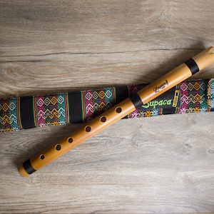 Professional Lupaca Bamboo Quenacho Flute in D