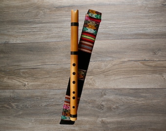 Quenacho Querflöte aus Bambus in Tonart C Do mit Koffer Etsy.de