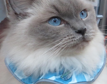 Bird SAFE STOP CAT®  Waterproof Cat Collar Cover: Reflective Trim