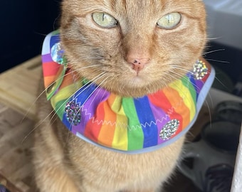 Bird Saver Cat Collar: UV Reflector, Reflective Trim, Bell, Trackable