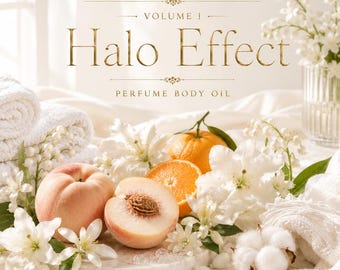 Halo Effect Perfume Body Oil – White Peach Clean Musk Perfume Body Oil | Mikas Aromas 4 oz
