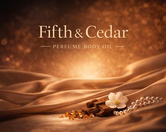 Fifth & Cedar Perfume Body Oil – Clean Musky Citrus Cedar Scented Body Oil | Mikas Aromas 4 oz