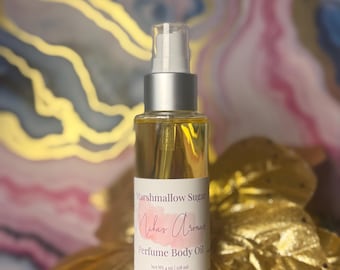 Marshmallow Sugar Perfume Body Oil – Marshmallow Vanilla Candy Gourmand Body Oil | Mikas Aromas 4 oz