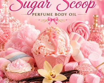 Sugar Scoop Perfume Body Oil – Cotton Candy Ice Cream Marshmallow Body Oil | Mikas Aromas 4 oz