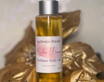 So Bougie Royale Perfume Body Oil – Blackcurrant Rum Vanilla, 4 oz