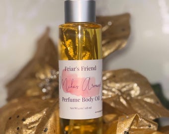 Friar’s Friend Perfume Body Oil – Lemon Coconut Vanilla Bean, 4 oz