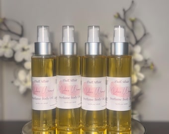 Fluff Affair Perfume Body Oil – Marshmallow Vanilla Sweet Scented Body Oil | Mikas Aromas 4 oz