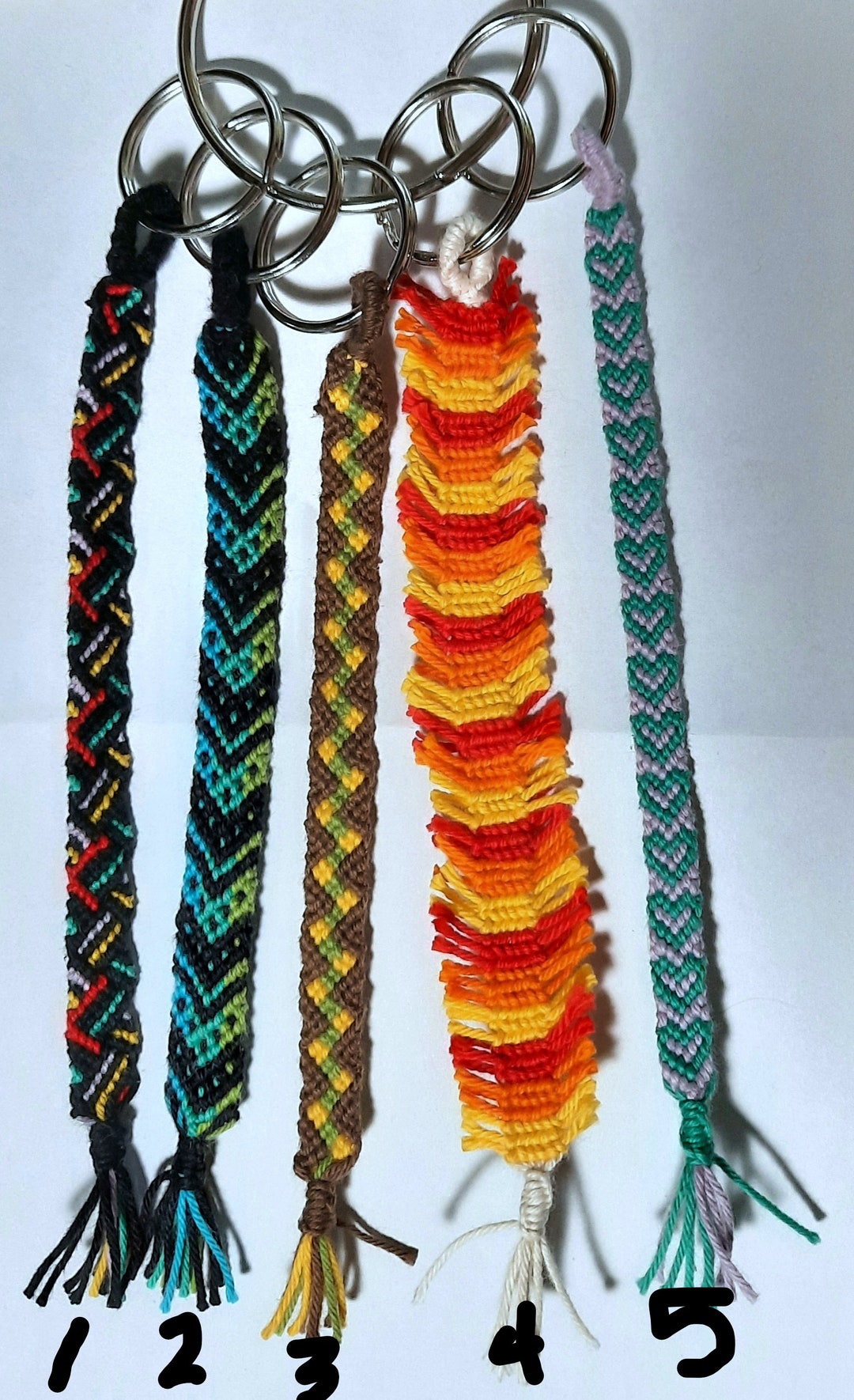 Friendship Bracelet Keychain Etsy