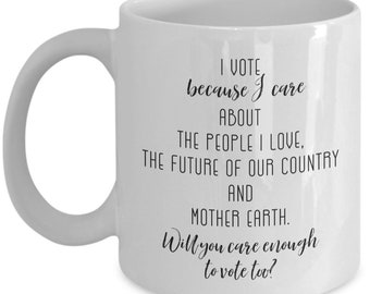 Be A Voter GOTV Get Out The Vote mug