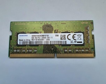 Samsung 8GB DDR4 Laptop RAM PC4-3200AA 1Rx8 SODIMM
