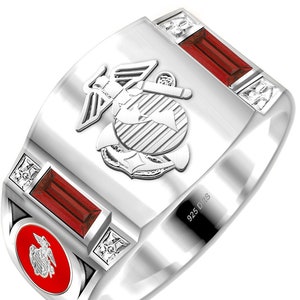 Stainless steel marine corps rings clearance