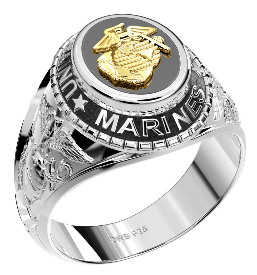 70s~ U.S.M.C. MILITARY RING. | 古着屋【True vintage