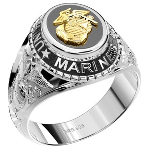 Stainless steel marine shop corps rings