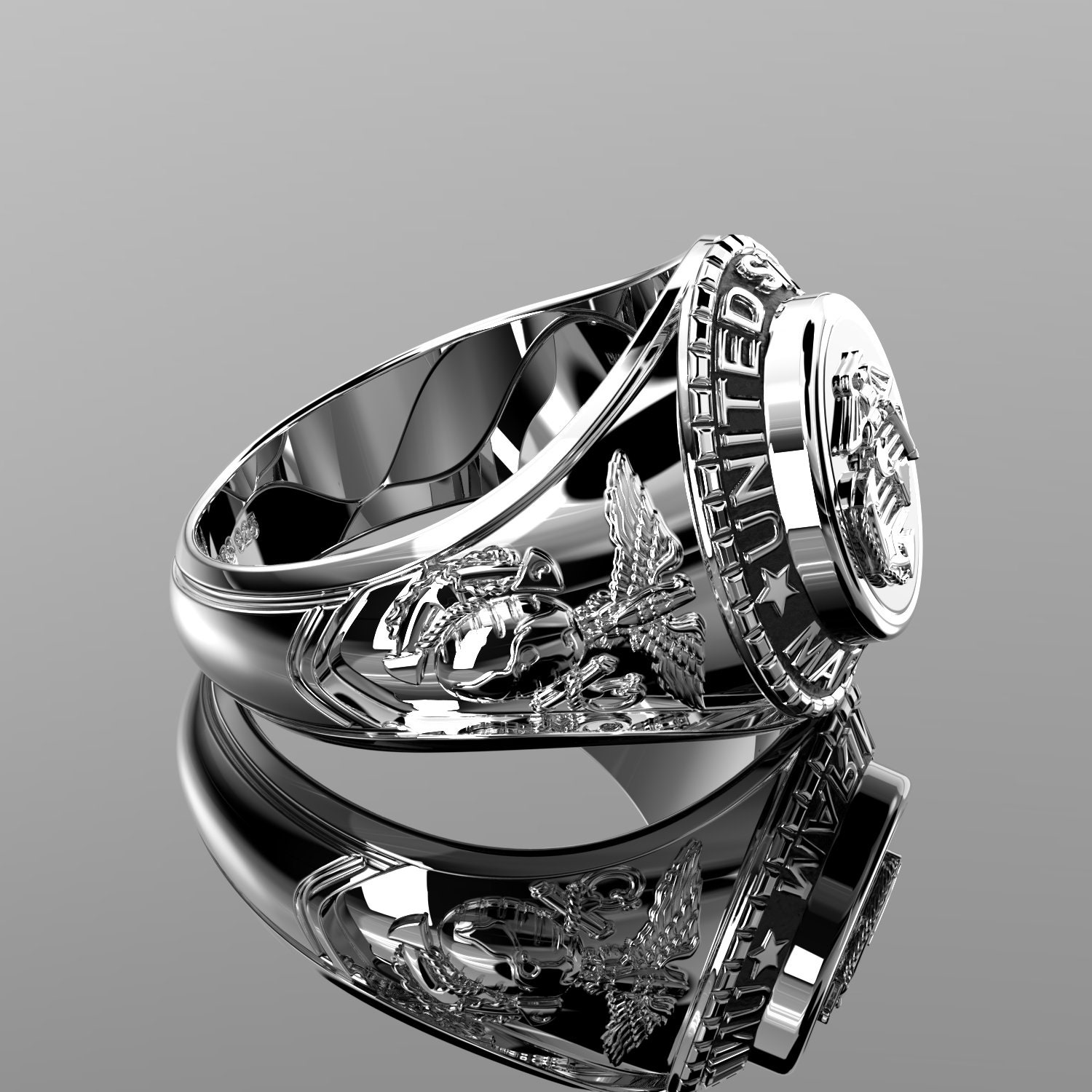 Customizable Men's Medium 925 Sterling Silver United States