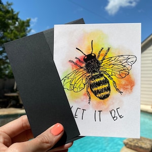 Cartão de felicitações inspirado nos Beatles, cartão de felicitações em branco, 4x6, cartão de incentivo para amigos e familiares, por correio feliz