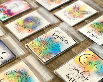Set of 12 Beatles Inspired Greeting Cards Blank Note Cards Happy Mail Encouragement for Friends and Family Personal Note