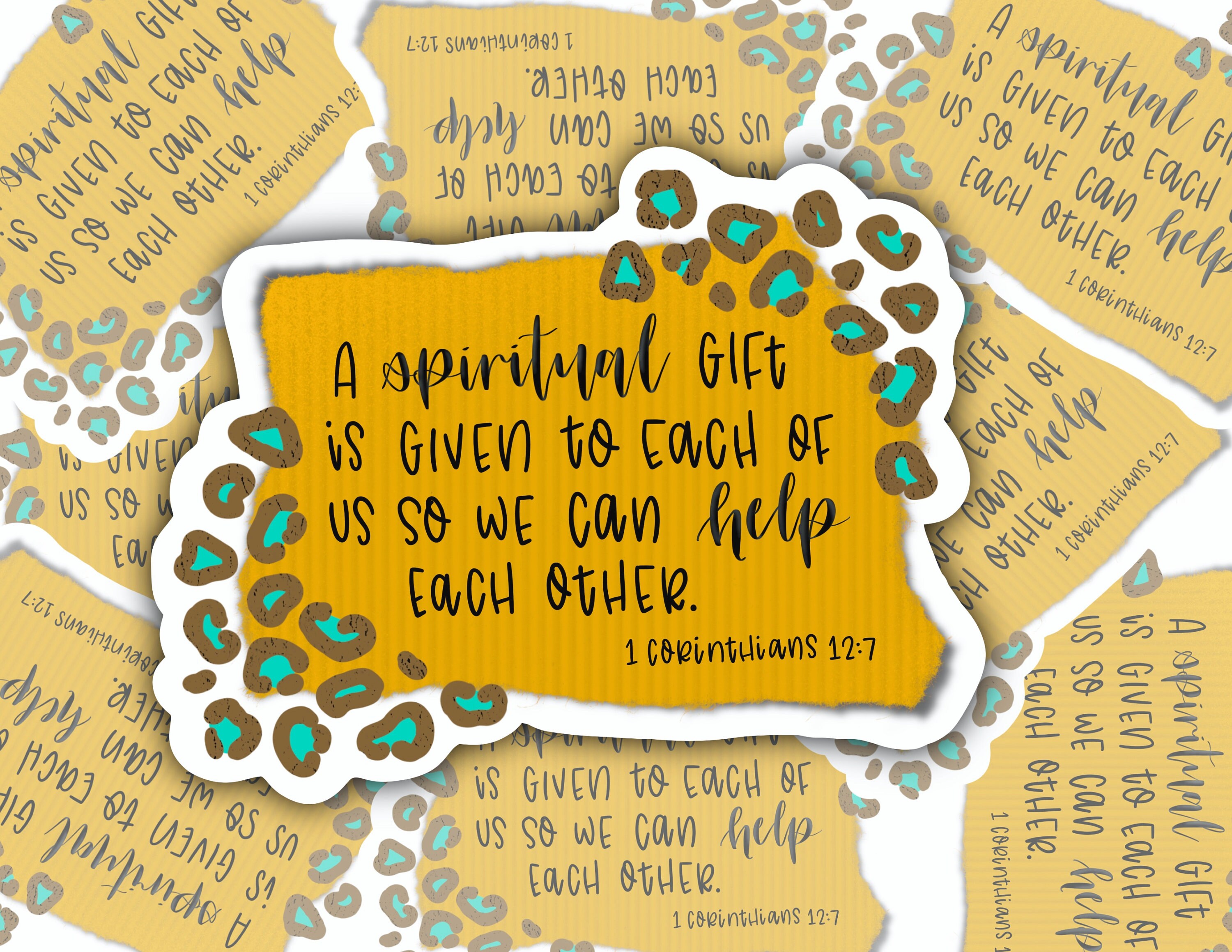 Hand Lettered Christian Sticker Bundle | Bible Verse Stickers | Faith ...