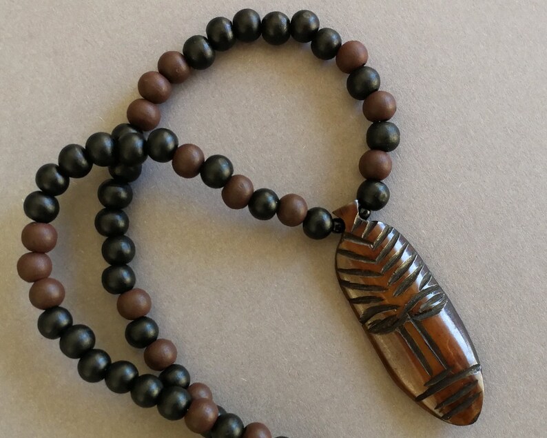 Men's African Necklace Men's African Pendant Etsy