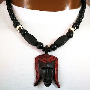 Men's African Necklace Men's African Pendant - Etsy