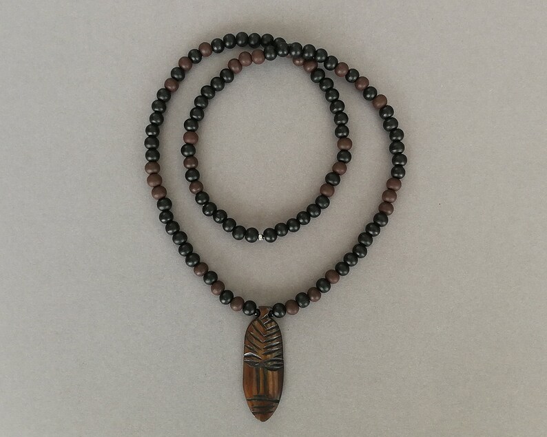 Men's African Necklace Men's African Pendant Etsy