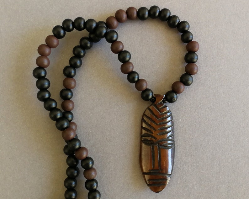 Men's African Necklace Men's African Pendant Etsy