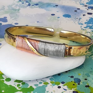 Men&#39;s Brass Copper Bracelet - Men&#39;s Brass Cuff Bracelet - Men&#39;s Brass Bangle - Women&#39;s Brass Bracelet Bangle - Mixed Metal Bracelet