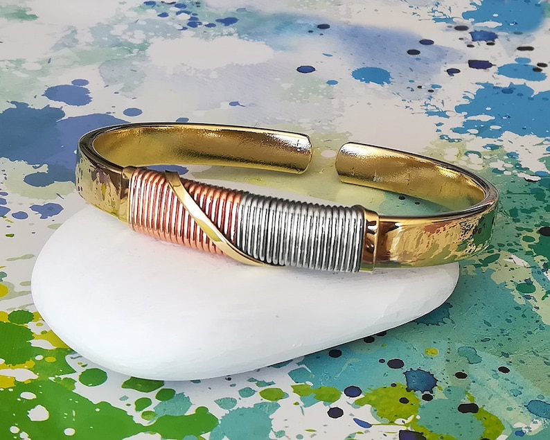 Buy Men's Brass Copper Bracelet Men's Brass Cuff Online in India Etsy